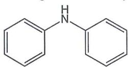Estructura química de la difenilamina