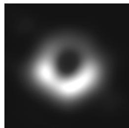 Imagen del agujero negro supermasivo en el centro de la galaxia Messier87
