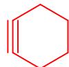 Estructura del ciclohexino