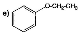 Estructura química de un éter aromático (etoxibenceno)