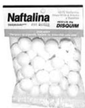 Bolsa de bolas de naftalina comercial