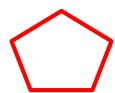 Estructura geométrica de un ciclopentano