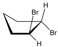 Isómero trans del 1,2-dibromociclohexano
