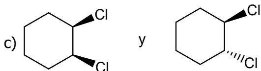 Isómeros cis-trans del 1,2-diclorociclohexano