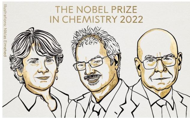 Carolyn R. Bertozzi, Morten Meldal y K. Barry Sharpless