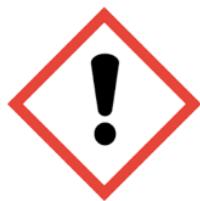 Pictograma de seguridad química (signo de exclamación)