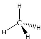 Geometría tetraédrica del CH4