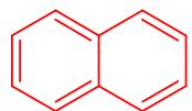 Estructura química del naftaleno
