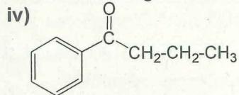 Estructura química de la butirofenona (1-fenilbutan-1-ona)