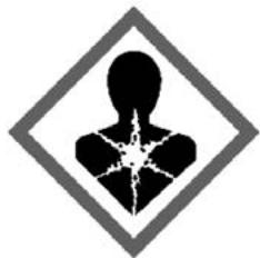 Pictograma 2: Peligro para la salud (mutagénico/carcinogénico)