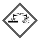 Pictograma 1: Sustancia corrosiva