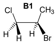 Estructura tridimensional del compuesto B1