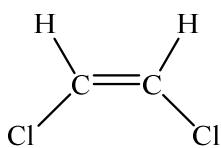 Estructura isomérica C del dicloroeteno