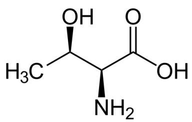 Figura 2. Estructura química de la treonina