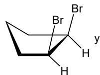 Isómero cis del 1,2-dibromociclohexano
